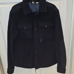 Moncler Men's Black Shirt Jacket